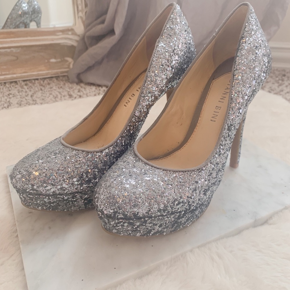 Glitter stilettos